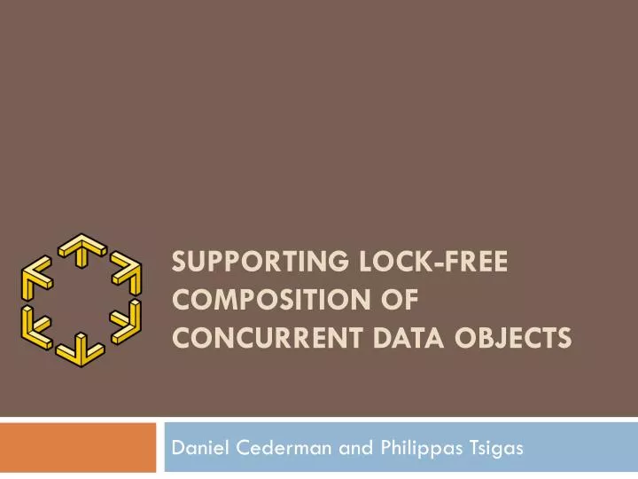 supporting lock free composition of concurrent data objects