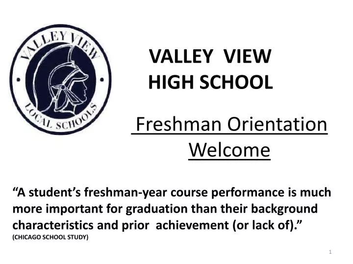 freshman orientation welcome