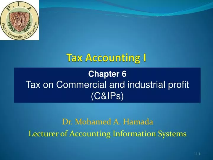 tax accounting i