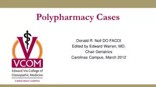 Polypharmacy Cases