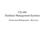 CS 440 Database Management Systems - slide 1