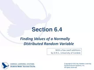 Section 6.4
