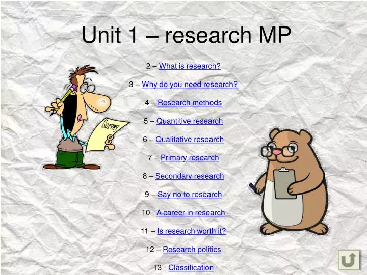unit 1 research mp