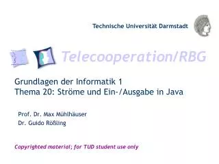 grundlagen der informatik 1 thema 20 str me und ein ausgabe in java