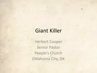 Giant Killer