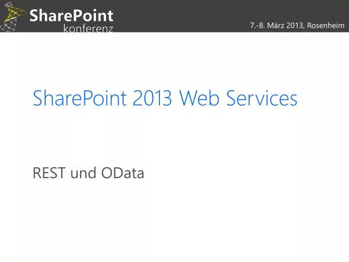 sharepoint 2013 web services