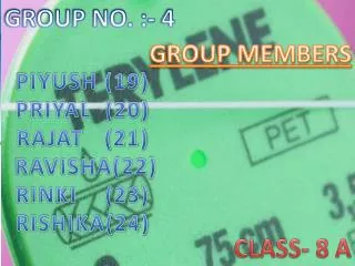 GROUP NO. :- 4