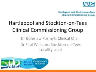 Hartlepool and Stockton-on-Tees Clinical Commissioning Group