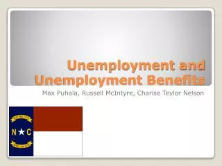 Unemployment and Unemployment Benefits