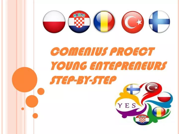 comenius proect young entepreneurs step by step