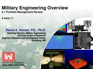 Military Engineering Overview 6.1 Portfolio Management Review 9 June 11