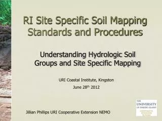 RI Site Specific Soil Mapping Standards and Procedures