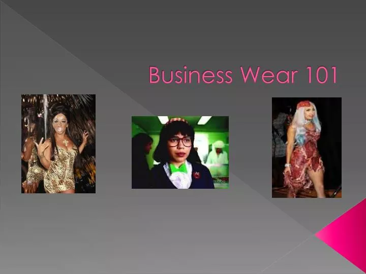 business wear 101