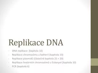 Replikace DNA