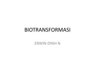 biotransformasi