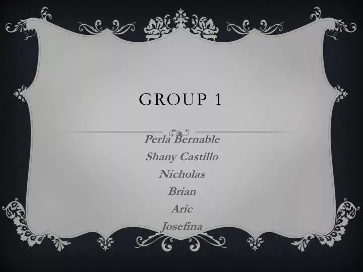 group 1