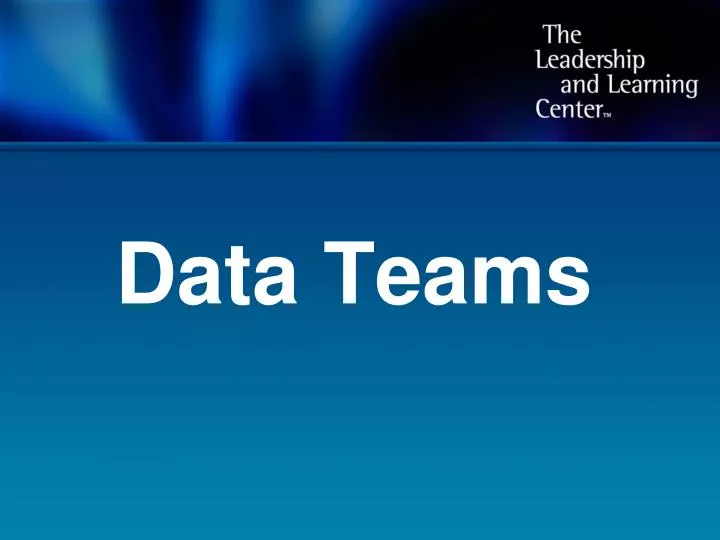 data teams