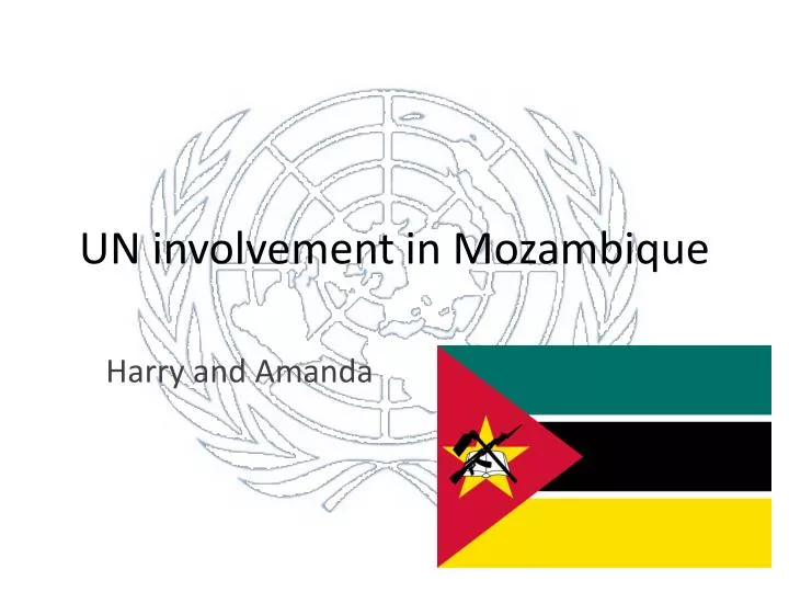 un involvement in mozambique