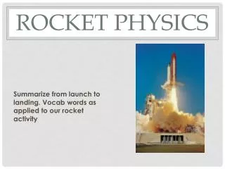 Rocket Physics