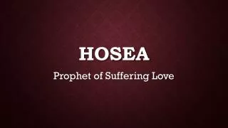hosea