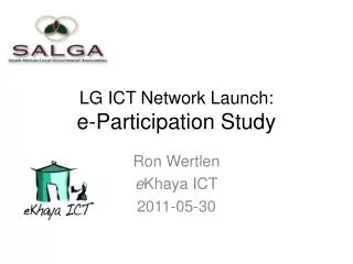 LG ICT Network Launch: e -Participation Study