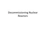 Decommissioning Nuclear Reactors - slide 1
