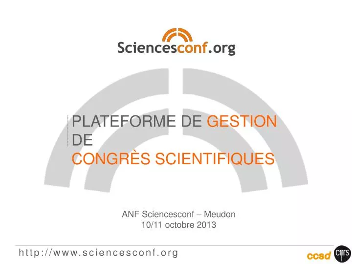 http www sciencesconf org