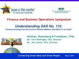 Finance and Business Operations Symposium