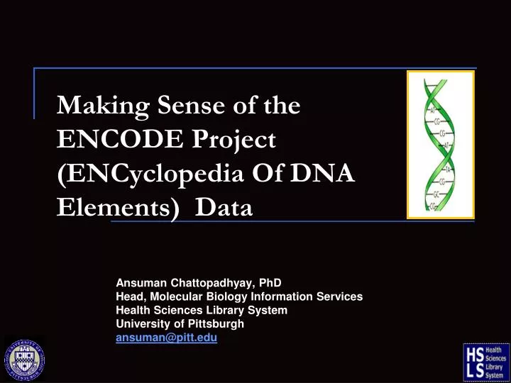 making sense of the encode project encyclopedia of dna elements data