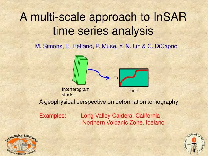 a multi scale approach to insar time series analysis
