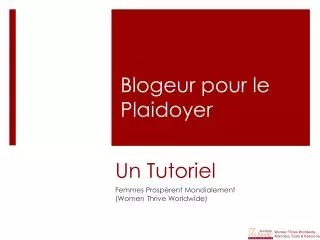 un tutoriel