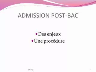 admission post bac