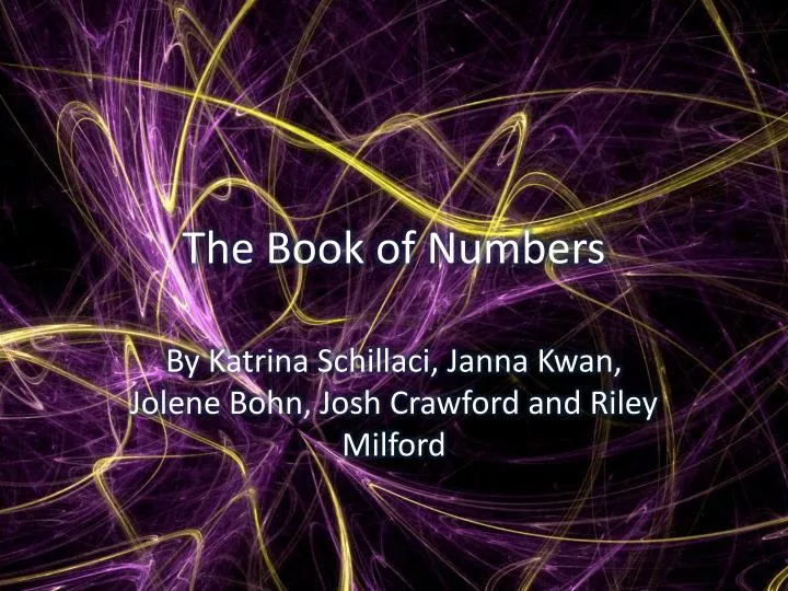 the book of numbers