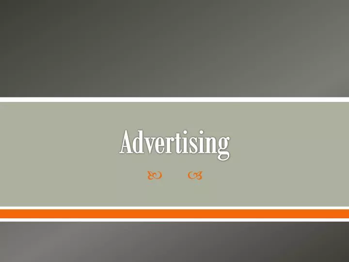 advertising