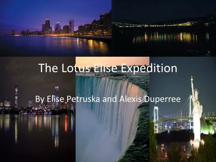 the lotus elise expedition