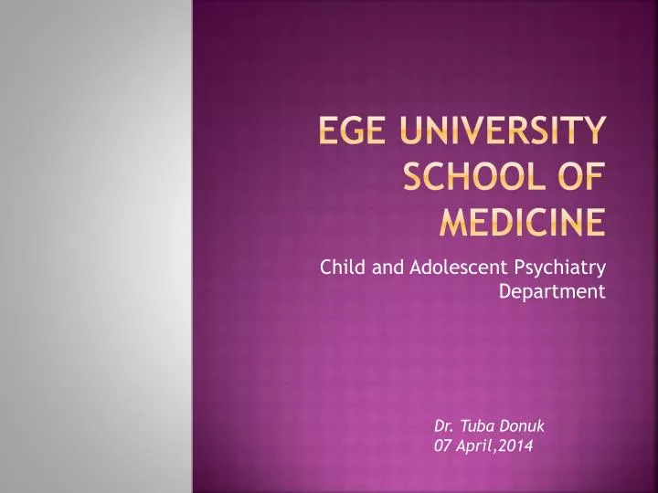 ege university school of medicine