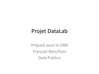 Projet DataLab