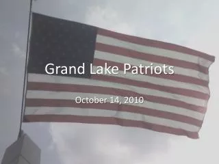 Grand Lake Patriots