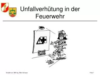 unfallverh tung in der feuerwehr