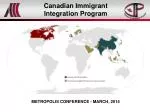 Canadian Immigrant Integration Program - slide 1