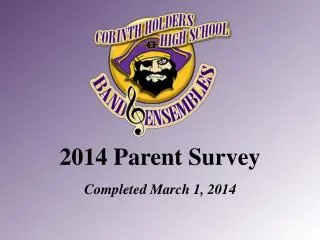 2014 Parent Survey
