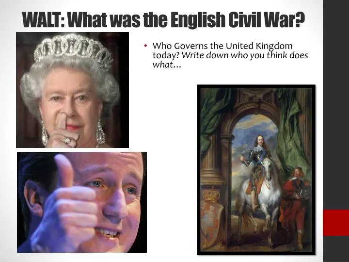 walt what was the english civil war