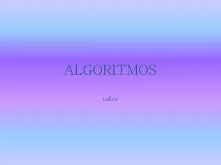 algoritmos