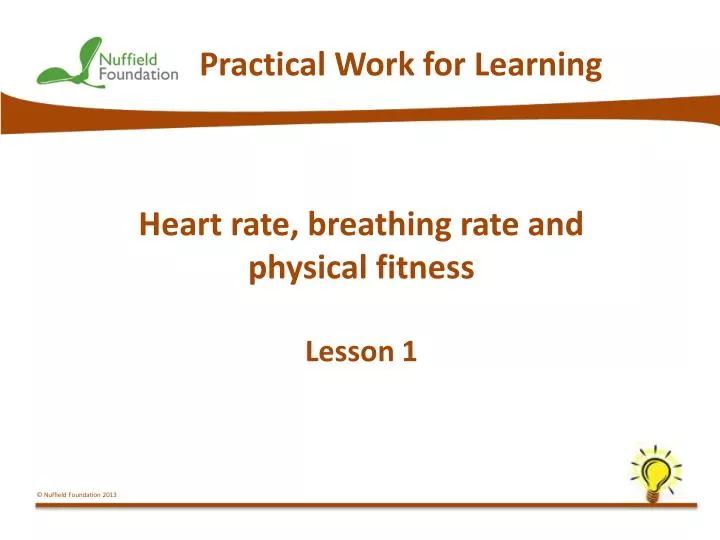 practical work for learning