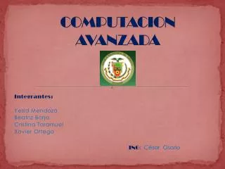computacion avanzada
