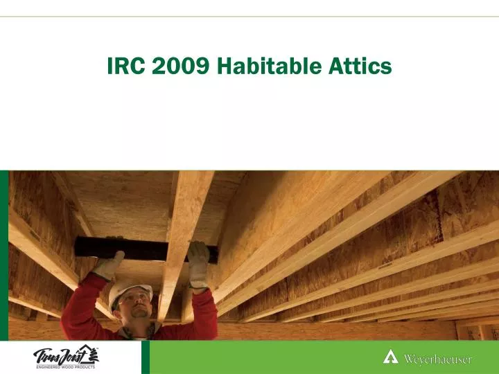 irc 2009 habitable attics