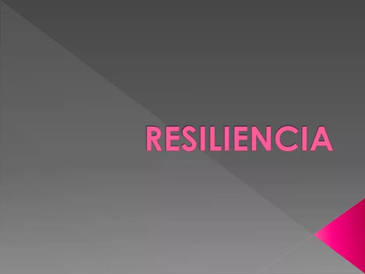 resiliencia