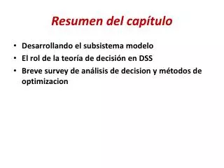 resumen del cap tulo