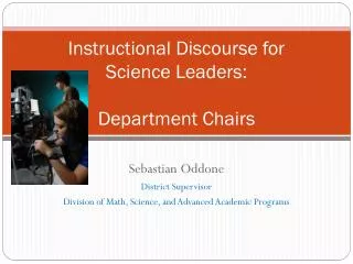 Instructional Discourse for Science Leaders: Department Chairs