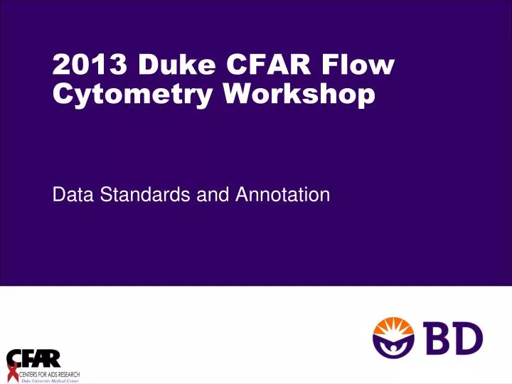 2013 duke cfar flow cytometry workshop